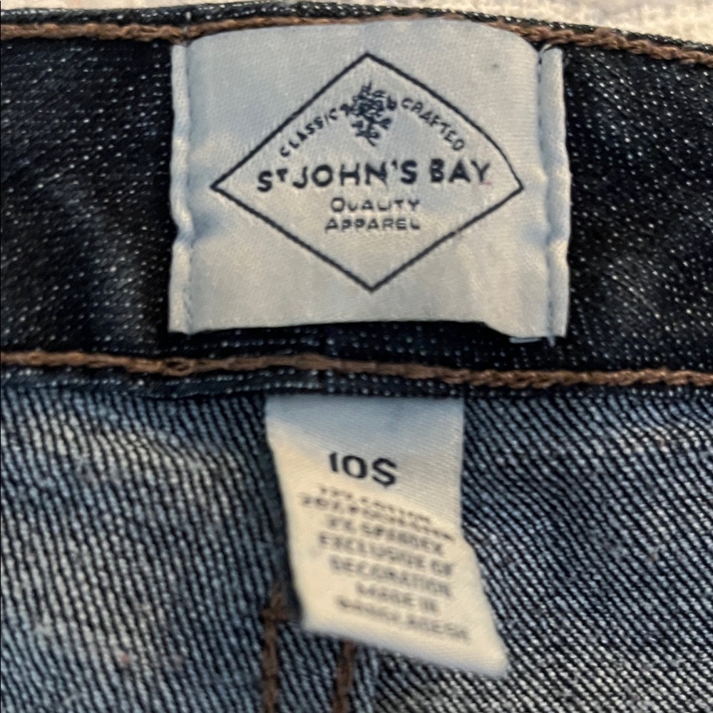 St. John's Bay Classic Dark Blue Denim - Picture 2 of 8